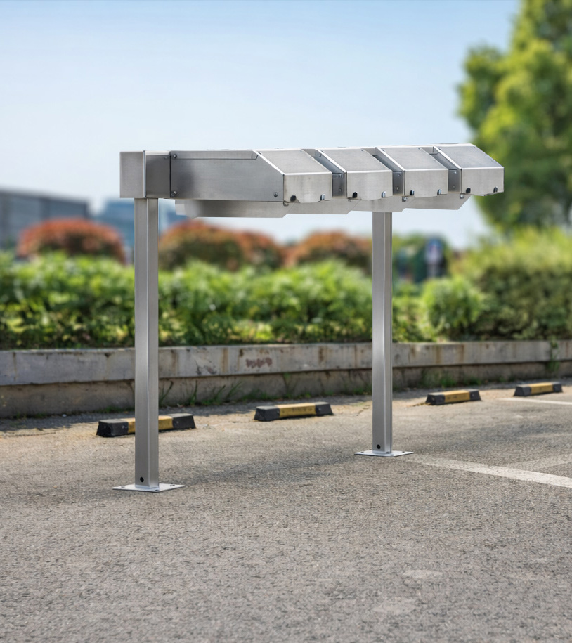 ÉNERGIERAMPE Bike - 4 Casiers - Rampe de recharge pour vélos