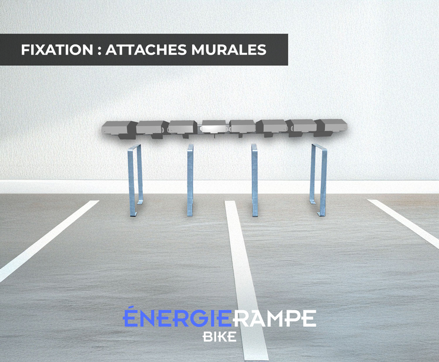 ÉNERGIERAMPE Bike - 8 Casiers - Rampe de recharge pour vélos – Image 3