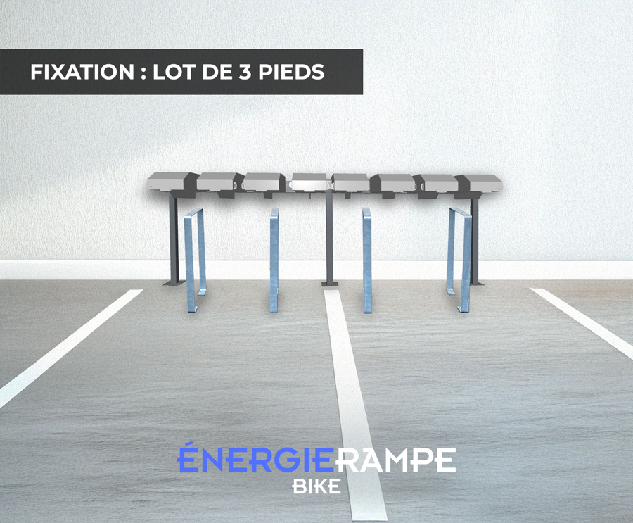 ÉNERGIERAMPE Bike - 8 Casiers - Rampe de recharge pour vélos – Image 2