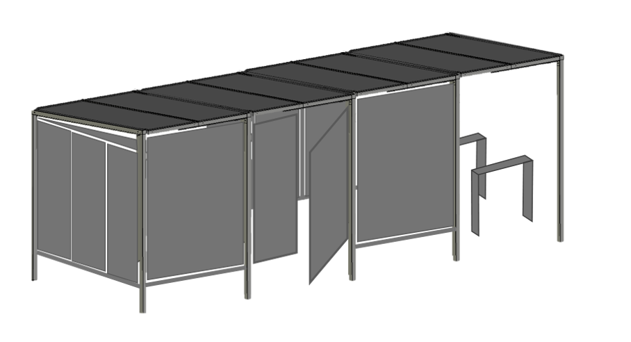 abri vélo modulaire